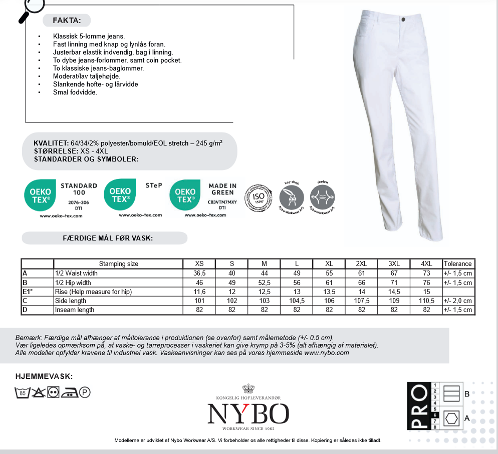 Nybo Jeans - Harmony - Stretch - Dame | kokkejakker.no