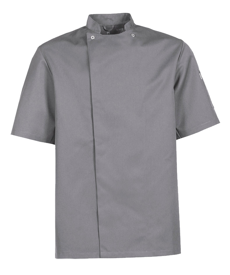 NYBO Kokkejakke - Taste, Unisex, Korte ermer, Grå - XS-4XL