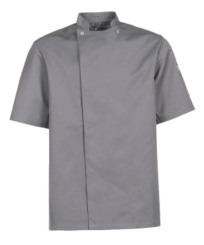 NYBO Kokkejakke - Taste, Unisex, Korte ermer, Grå - XS-4XL