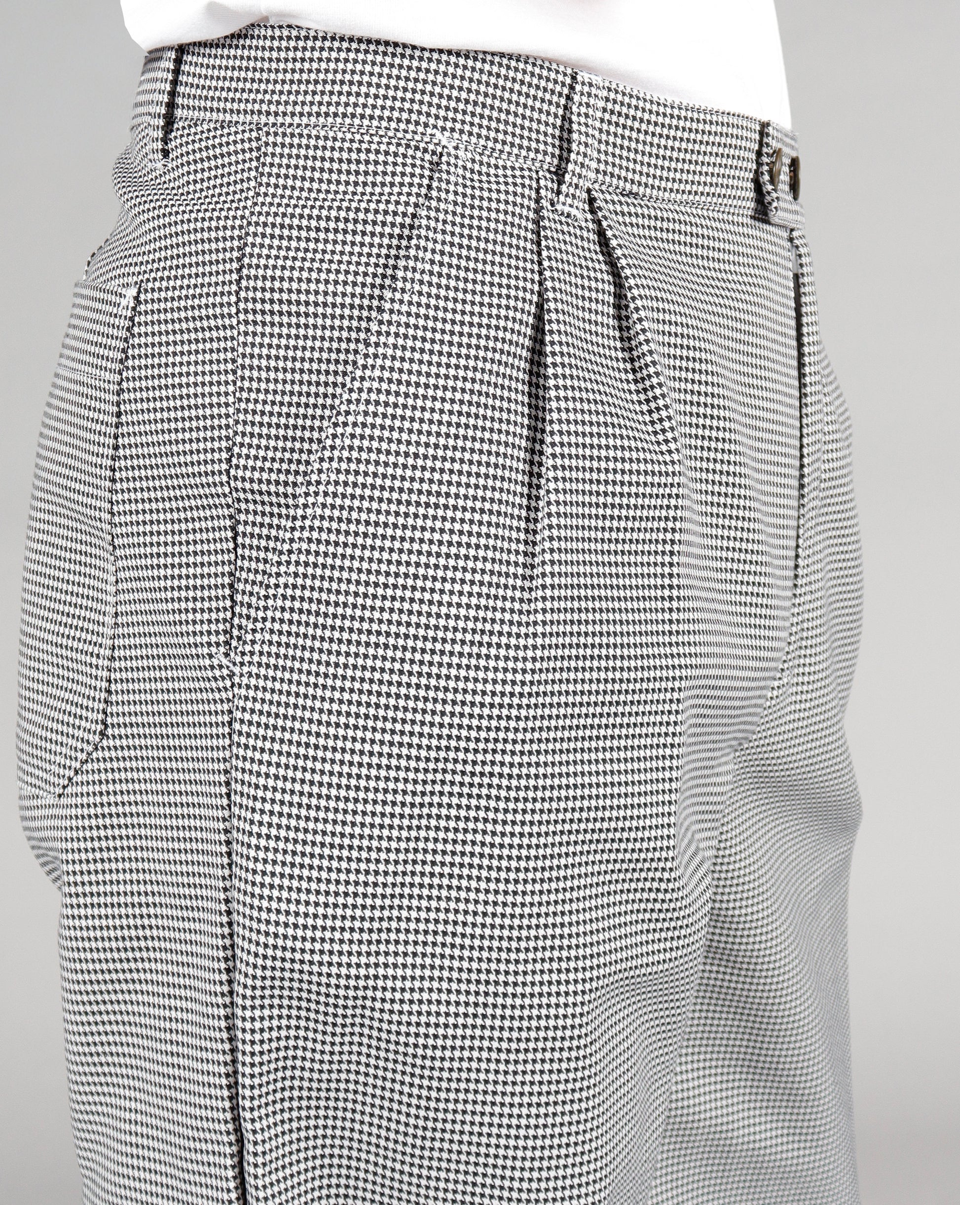 NYBO Kokkebukse, - Unisex, Sort-hvid Pepita | kokkejakker.no