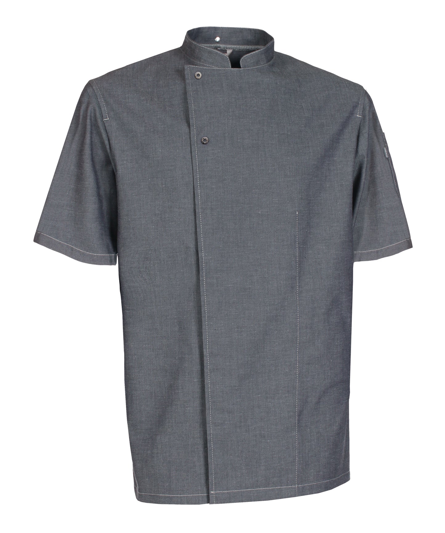 NYBO Kokkejakke - Flow, Unisex, Korte ermer, Hvit - XS-4XL