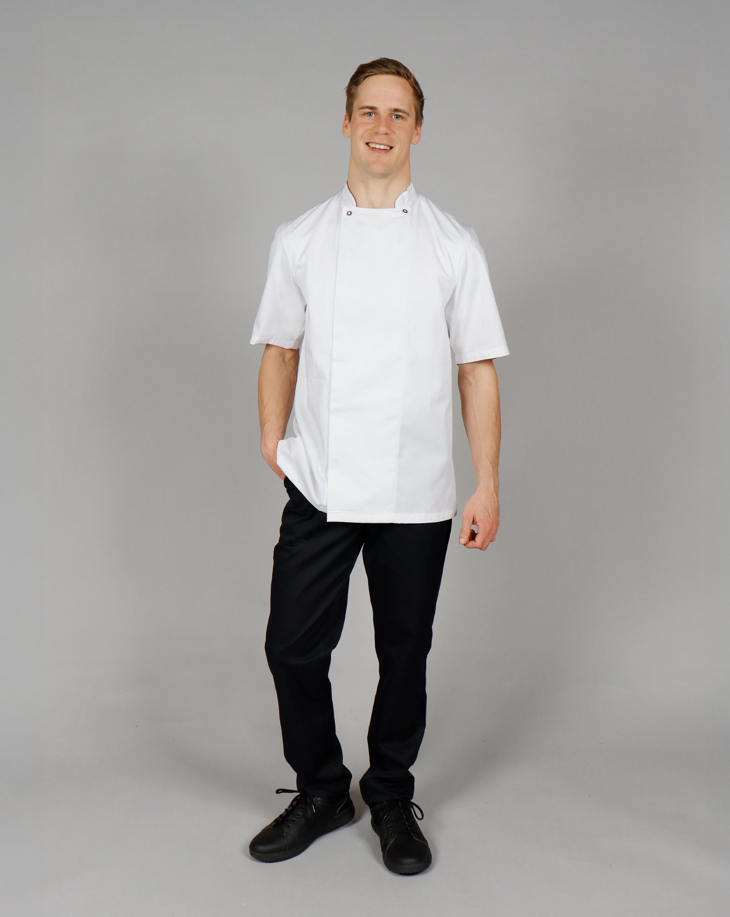 Nybo Kokkejakke – Take Away - unisex for profesjonelle kjøkken | kokkejakker.no