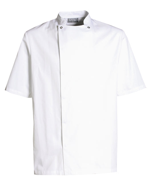 25 stk. NYBO  Kokkejakke - Take Away, Unisex, Korte ermer inkl logo | kokkejakker.no
