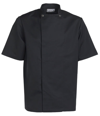 NYBO  Kokkejakke - Take Away, Unisex, Korte ermer, Sort - XS-4XL