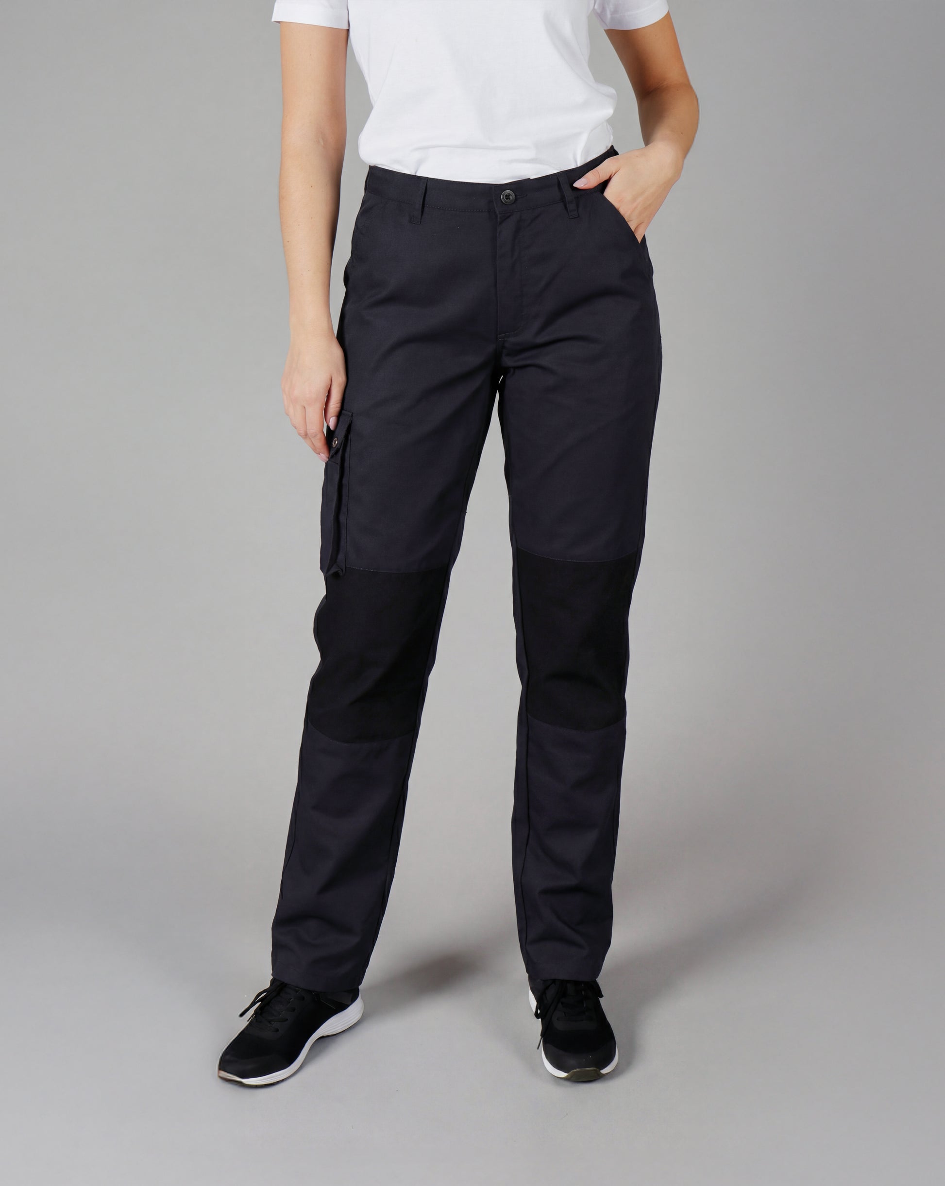 Nybo Kokkebukse, New Gen Stretch, Sort, | kokkejakker.no