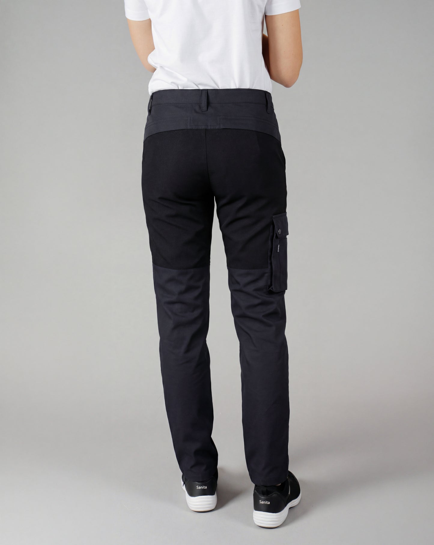Nybo Kokkebukse, New Gen Stretch, Sort, | kokkejakker.no