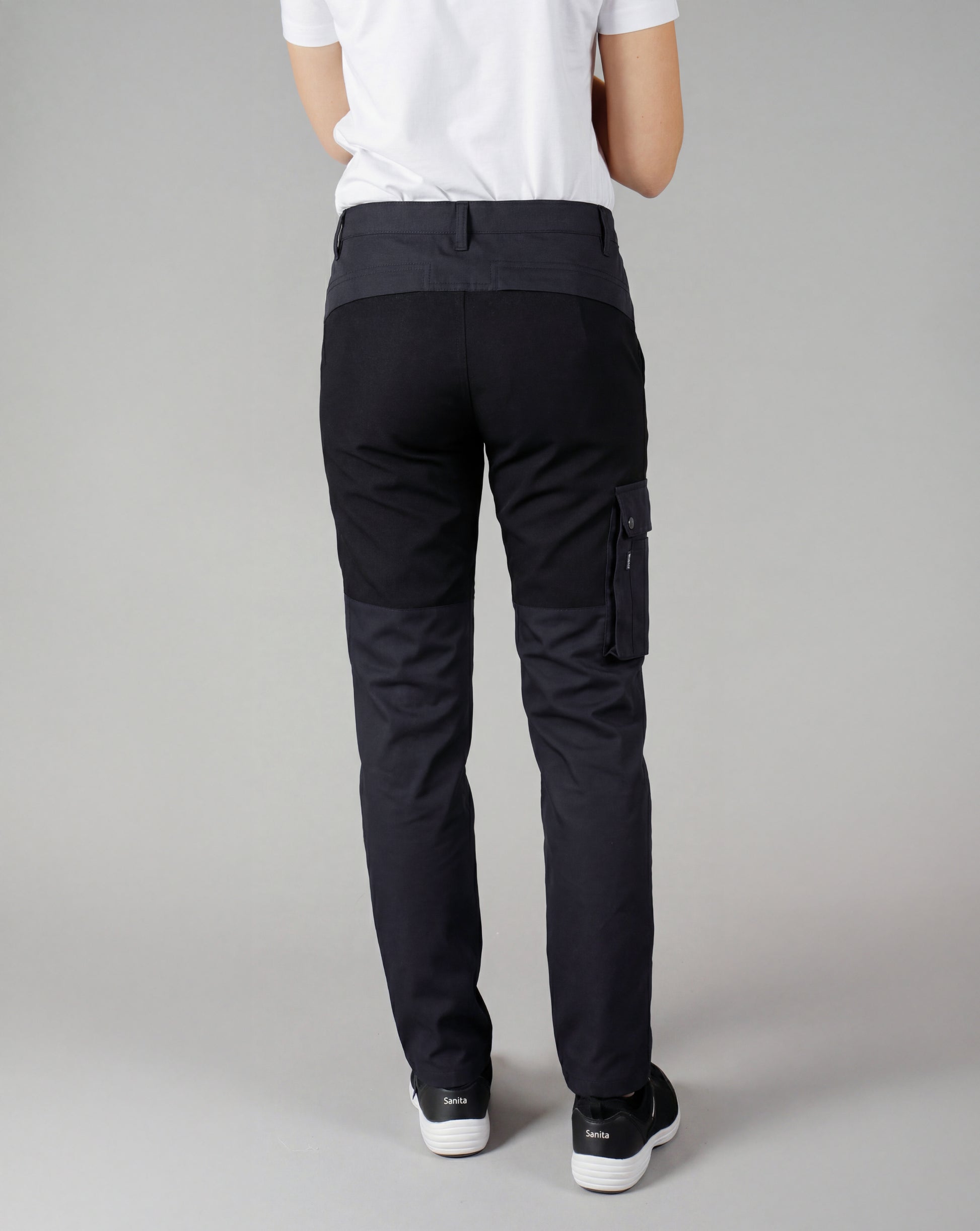 Nybo Kokkebukse, New Gen Stretch, Sort, | kokkejakker.no