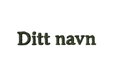 Brodert navn - 2 stk. | kokkejakker.no