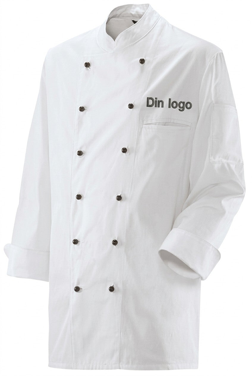Exner kokkejakke m/ brodert logo – XS-6XL