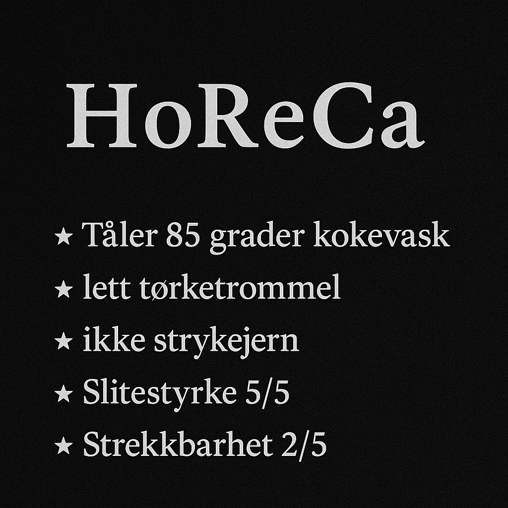 Logo A - "HoReCa", Med Livstidsgarant- pris fra 62,- pr. stk.
