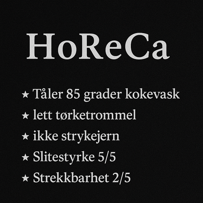 Logo A - "HoReCa", Med Livstidsgarant- pris fra 62,- pr. stk.