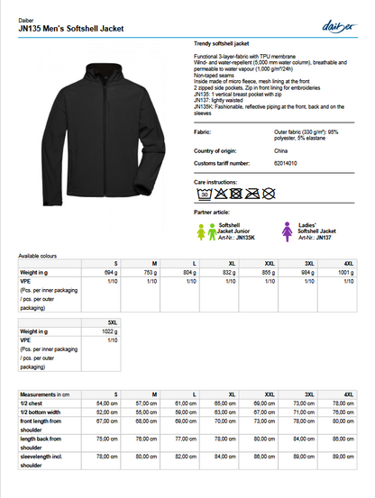 JN Softshell Unisex