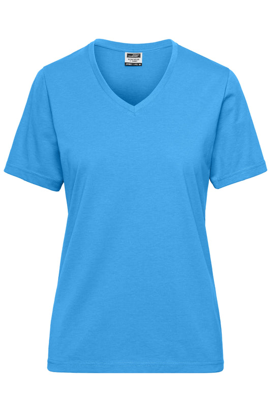 JN Dame Kortermet t-skjorte Bio-Workwear, XS - 4XL