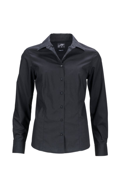 JN Skjorte, Dame. Langermet, XS-3XL