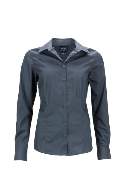JN Skjorte, Dame. Langermet, XS-3XL