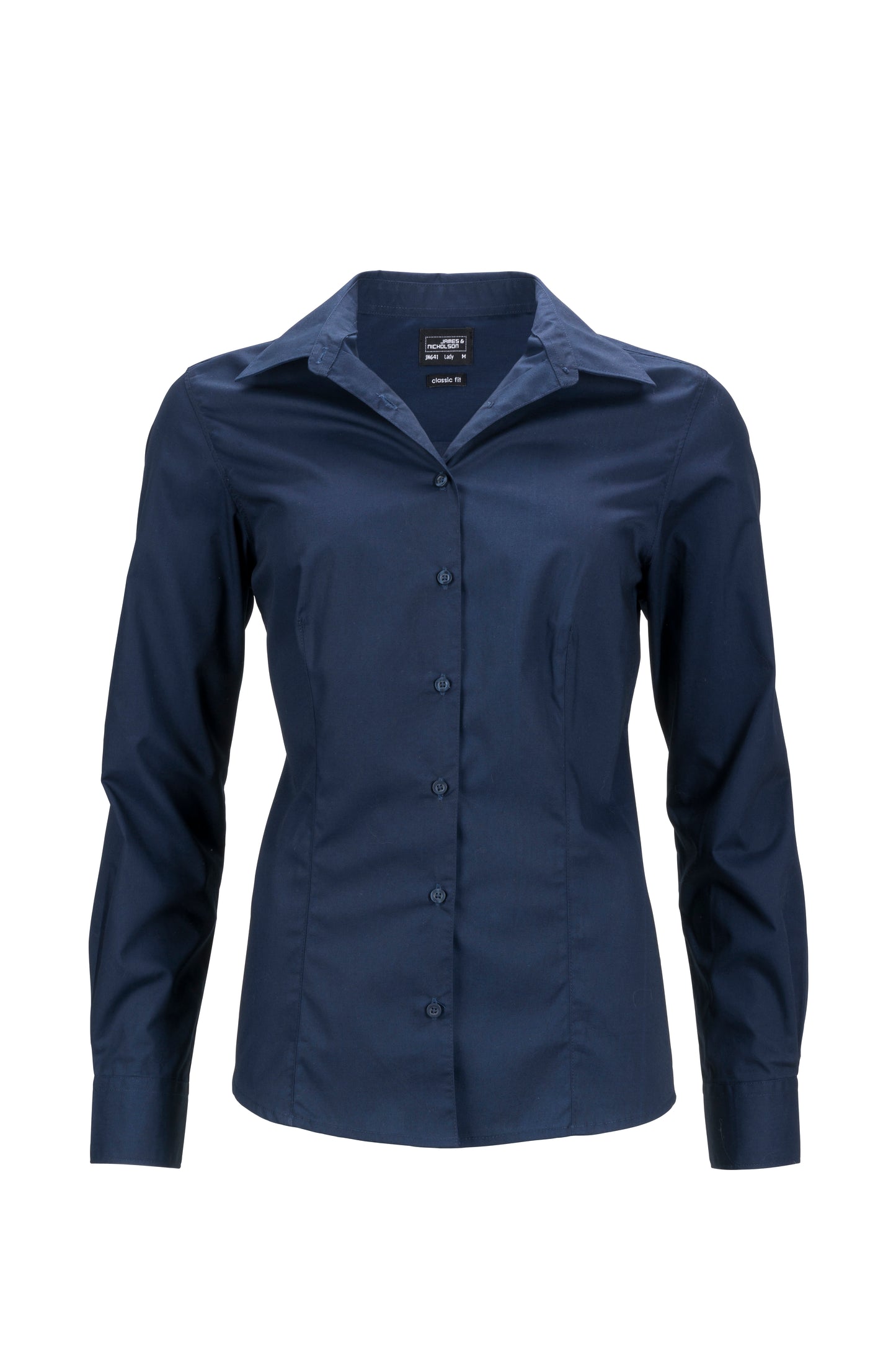 JN Skjorte, Dame. Langermet, XS-3XL
