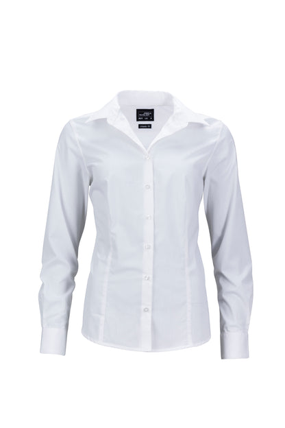 JN Skjorte, Dame. Langermet, XS-3XL