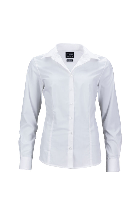 JN Skjorte, Dame. Langermet, XS-3XL
