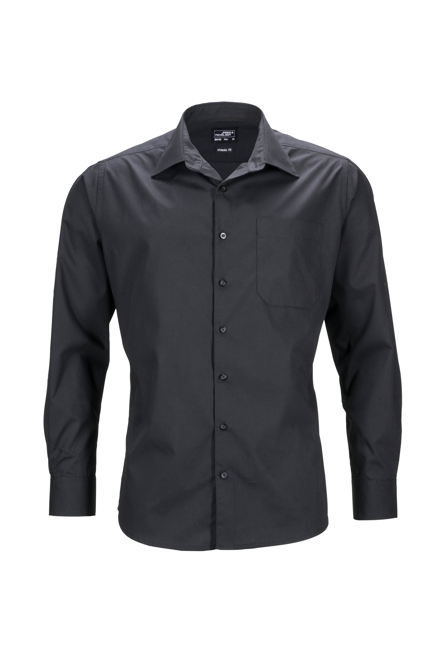 JN Skjorte, Unisex, Langermet, S-6XL