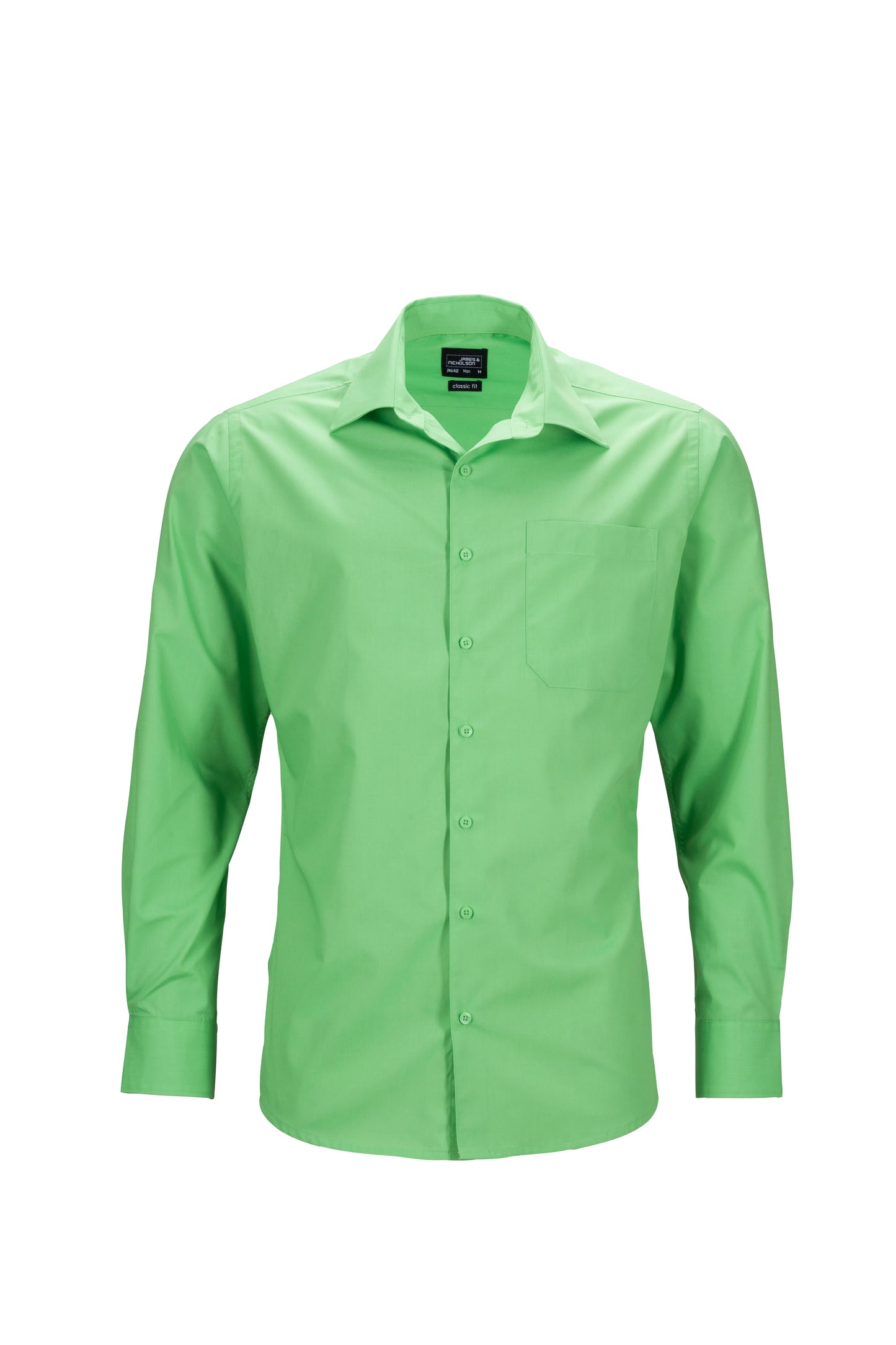 JN Skjorte, Unisex, Langermet, S-6XL