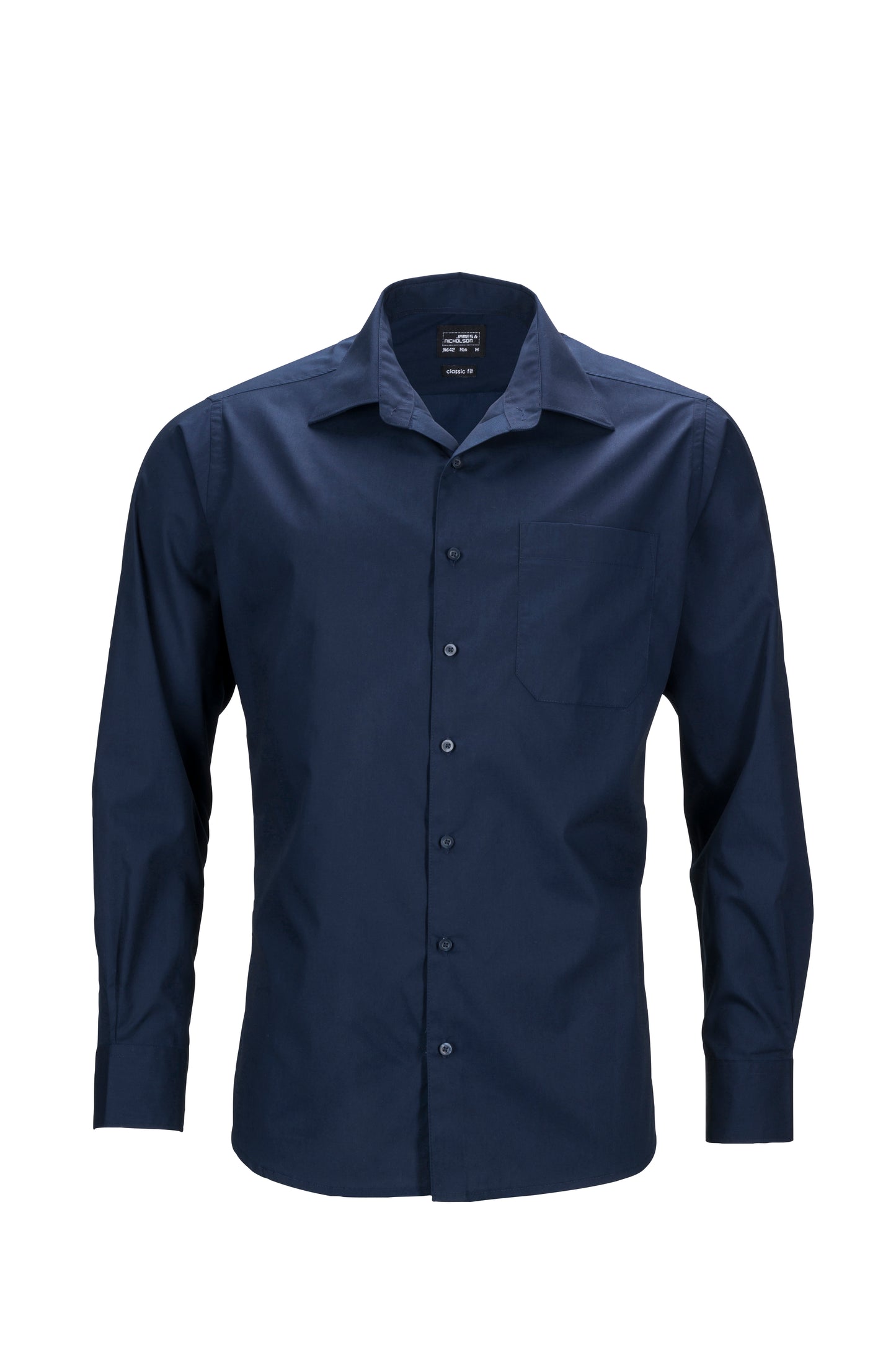 JN Skjorte, Unisex, Langermet, S-6XL