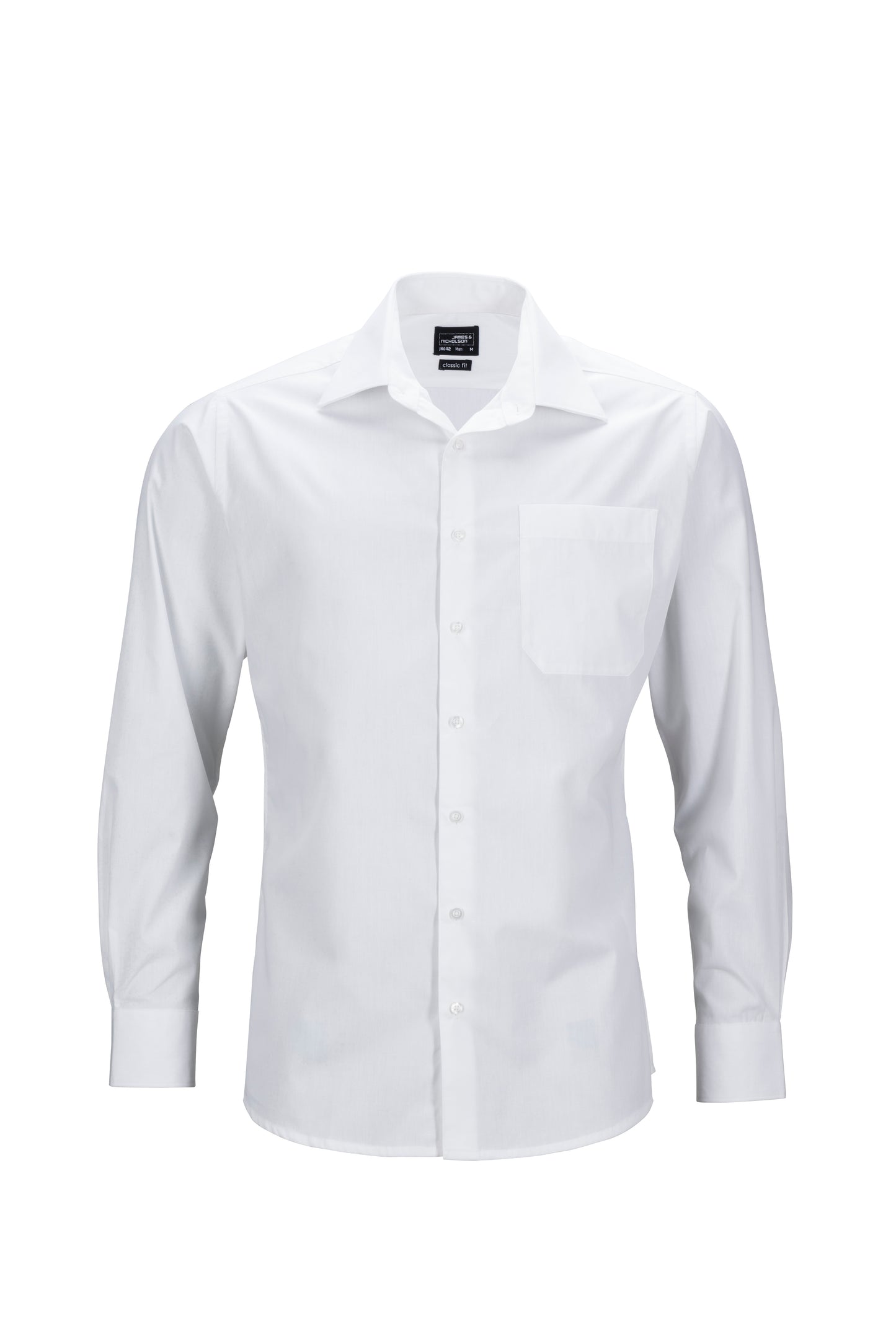 JN Skjorte, Unisex, Langermet, S-6XL