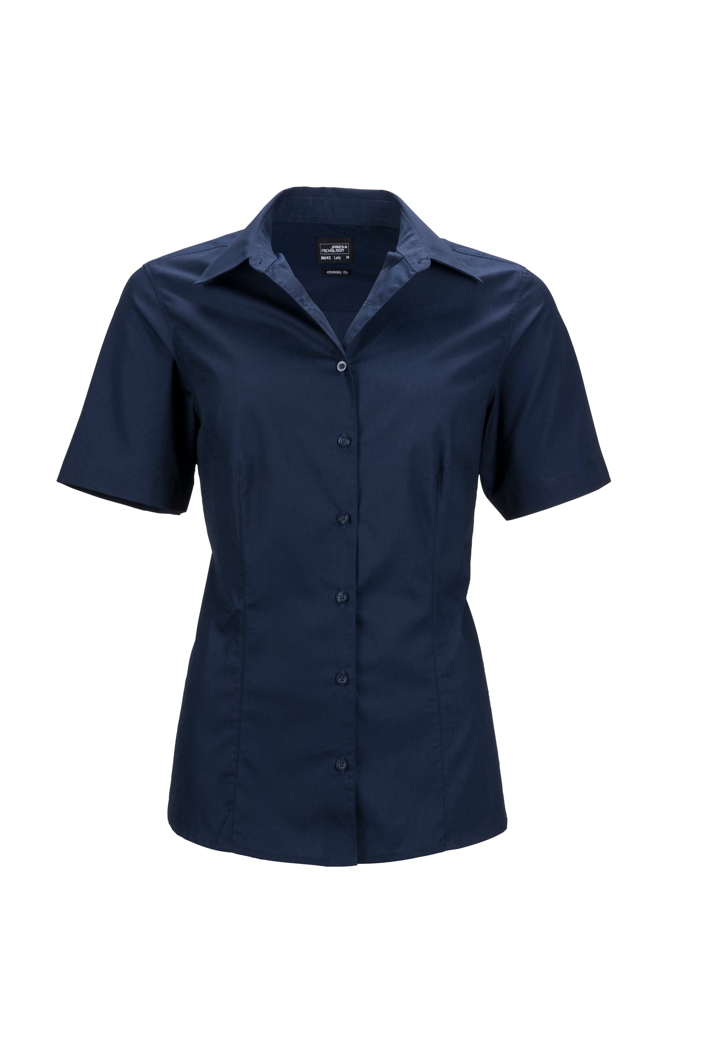 JN Skjorte, Dame. Korte ermer, XS-3XL