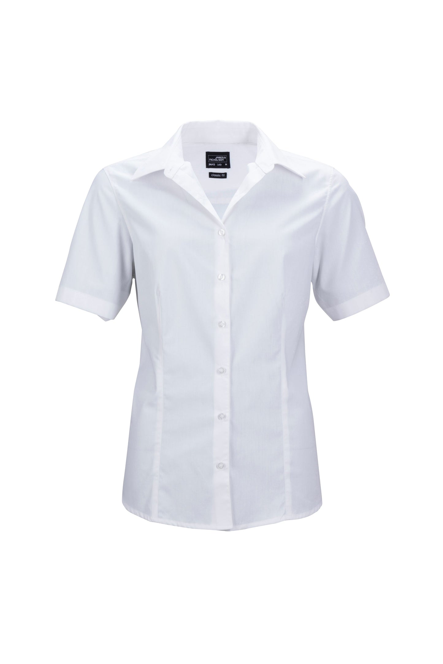 JN Skjorte, Dame. Korte ermer, XS-3XL