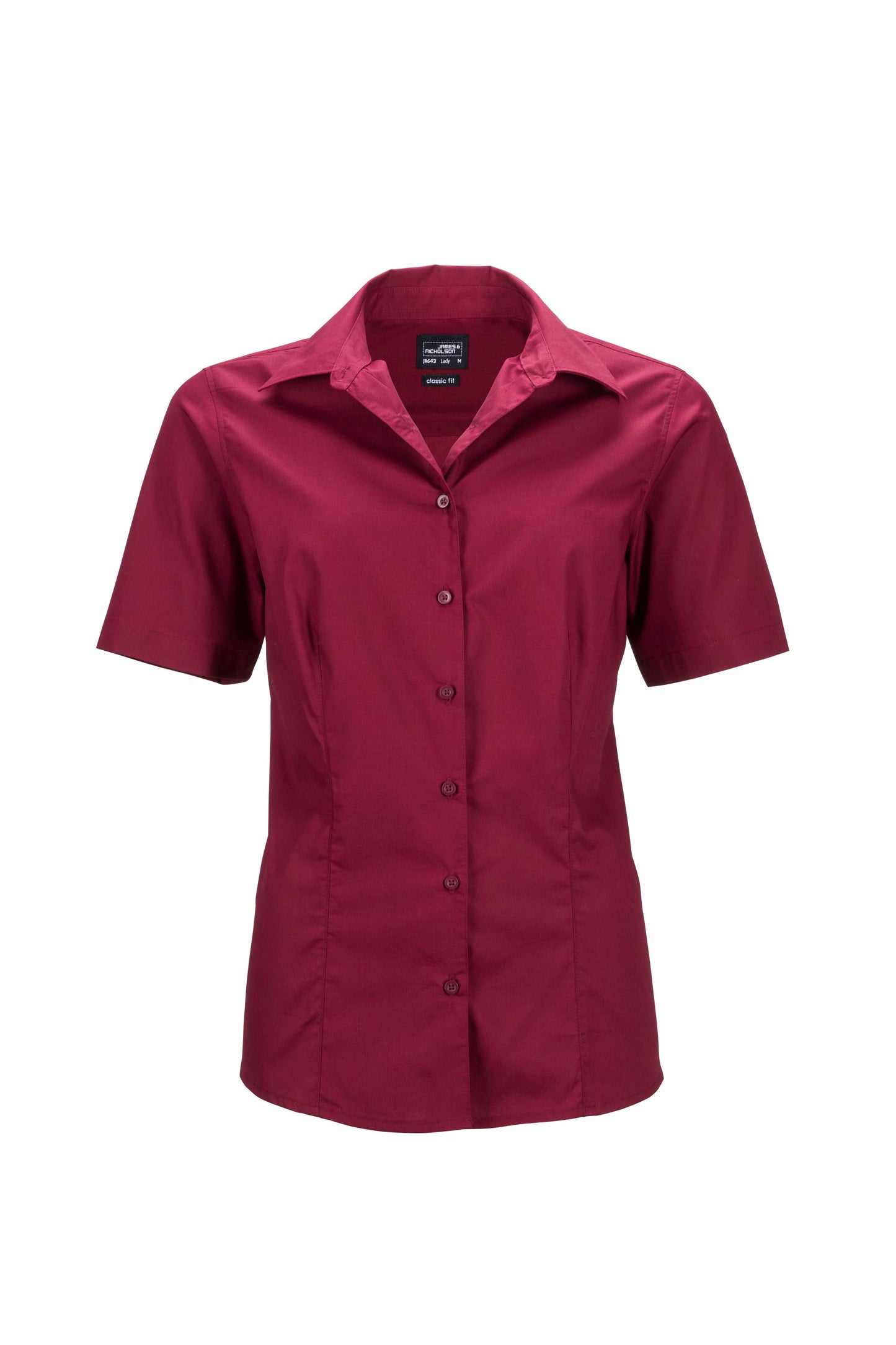JN Skjorte, Dame. Korte ermer, XS-3XL
