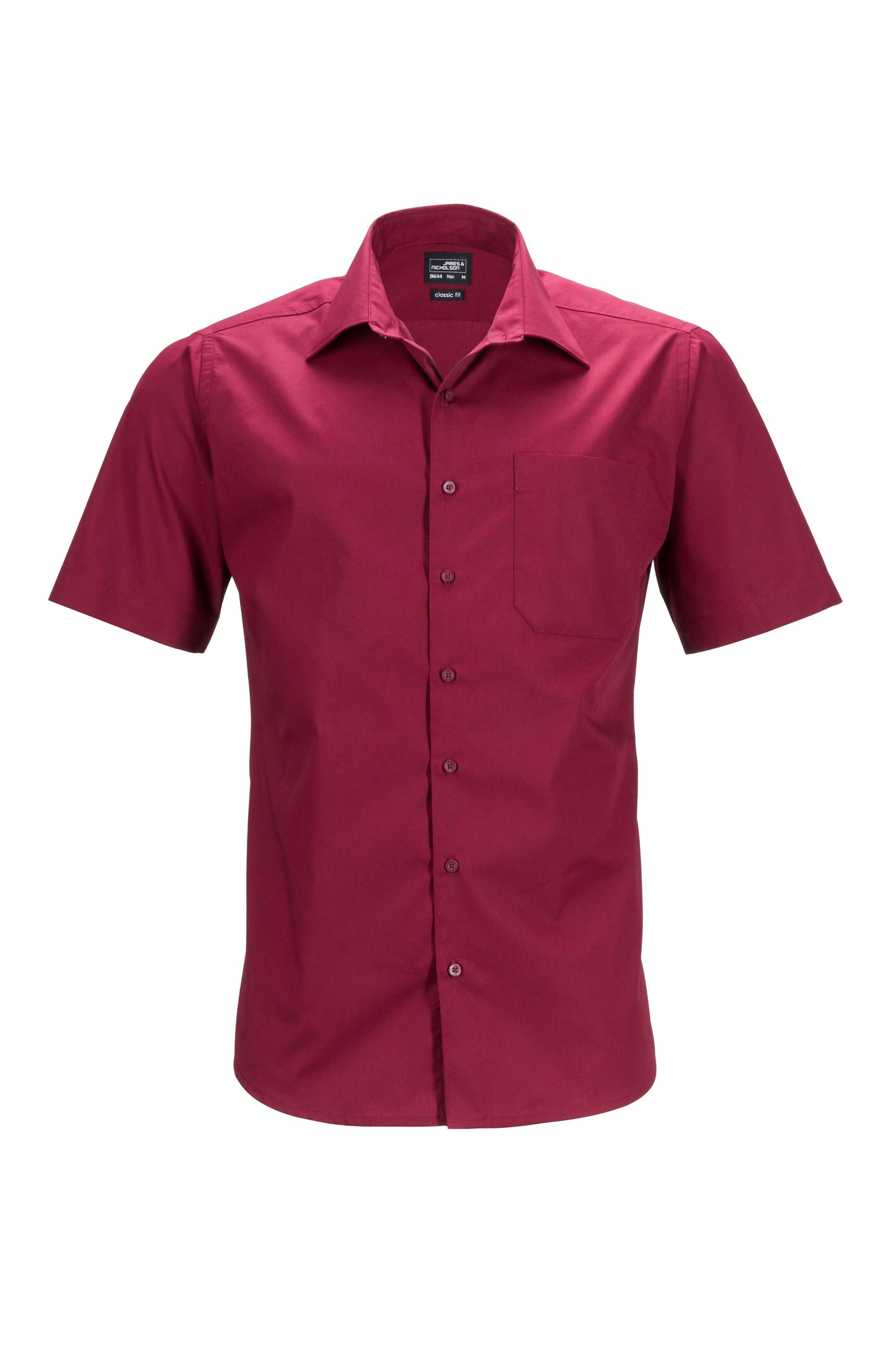 JN Skjorte, Unisex, Korte ermer, S-6XL