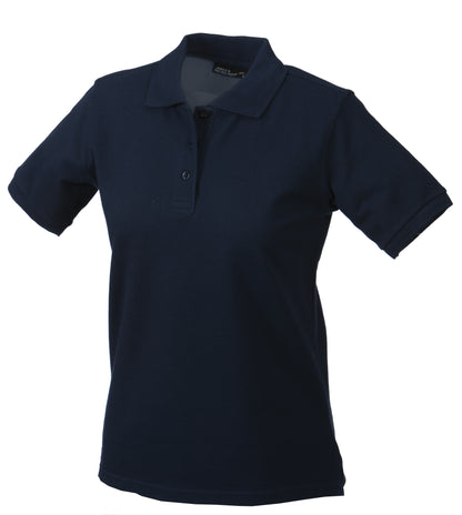 JN Kortermet polo Dame, Bio-Workwear - S-2XL