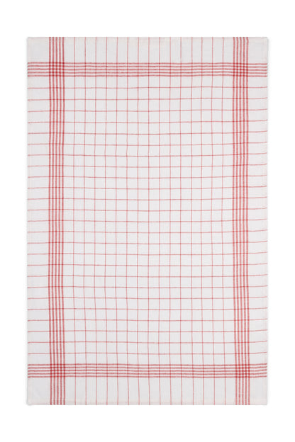 Kjøkkenhåndkle i ruter (pakke med 10 stk) 50 x 70 cm