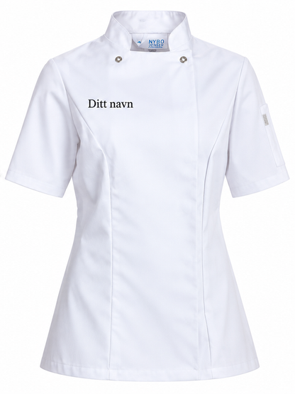 Nybo Taste, Figursydd damekokkejakke – Brodert navn