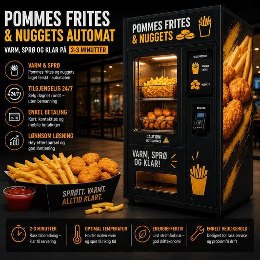 Frityr automat - Pommes frites & nuggets