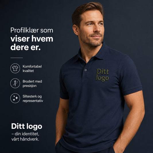 100 stk. JN Polo, Basic, Unisex, inkl logo | kokkejakker.no