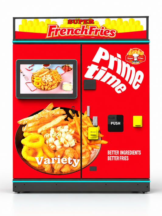 Frityrautomat – pommes frites & nuggets 24/7
