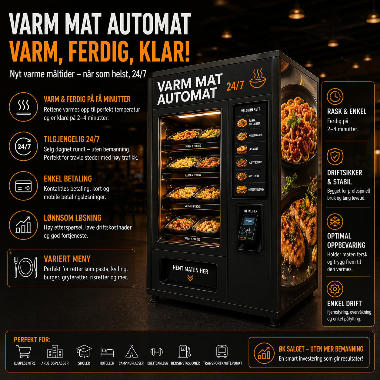 Varm Mat Automat | kokkejakker.no