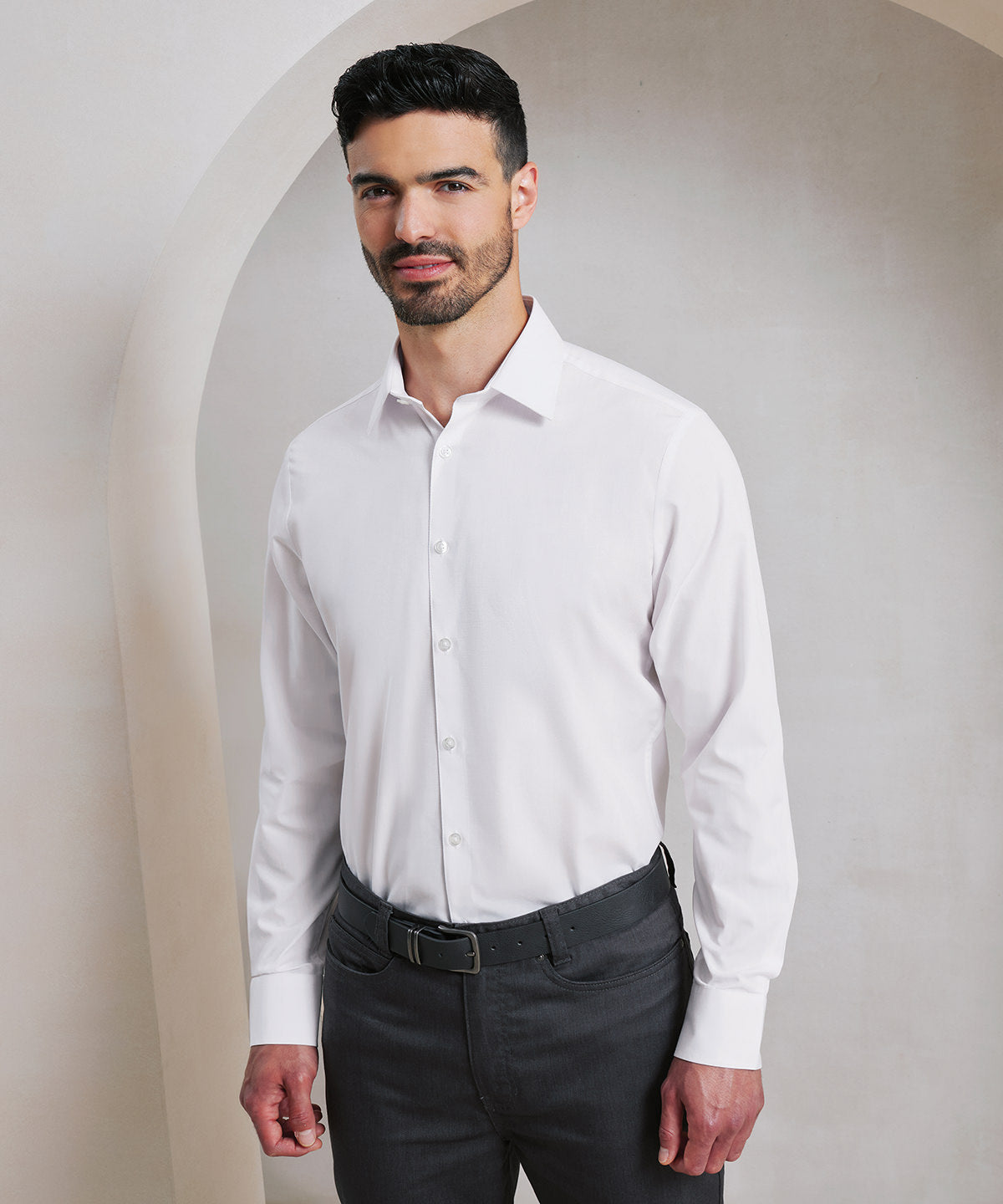 Poplin Skjorte 'Resirkulert' | kokkejakker.no