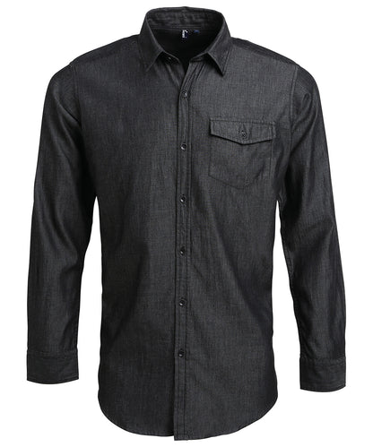 Premier Jeans Stitch Denimskjorte | kokkejakker.no