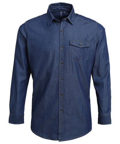 Premier Jeans Stitch Denimskjorte | kokkejakker.no