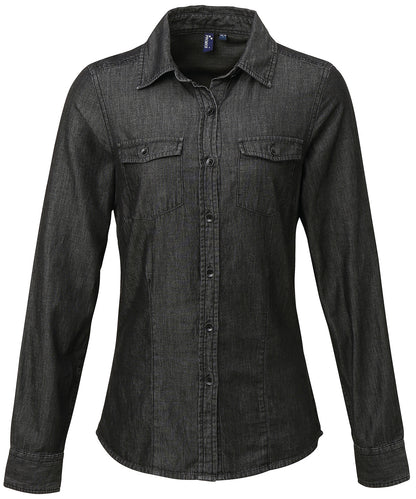 Premier Jeans Stitch Denimskjorte Dame | kokkejakker.no