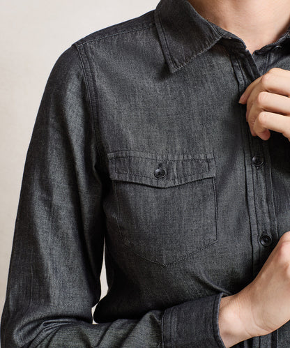 Premier Jeans Stitch Denimskjorte Dame | kokkejakker.no