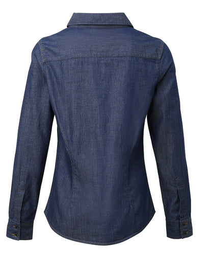 Premier Jeans Stitch Denimskjorte Dame | kokkejakker.no